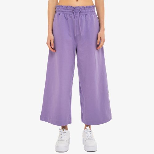 Be:Nation Terry Cropped Wide Leg Pant