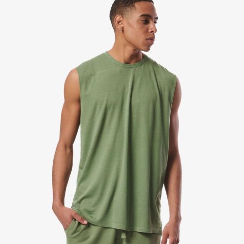 Body Action Natural Dye Sleeveless Tee