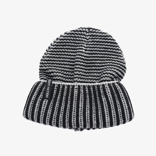 Body Action Ribbed Knit Beanie Hat