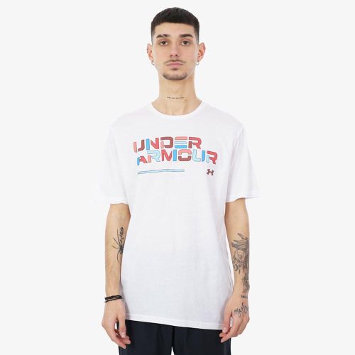 Under Armour Colorblock Wordmark Tee