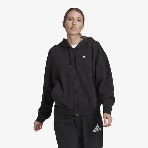 Adidas Essentials Multi-Colored Logo Full-Zip Hoodie