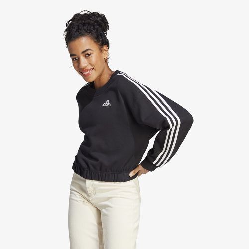 Adidas Essentials 3-Stripes Crop Sweatshirt