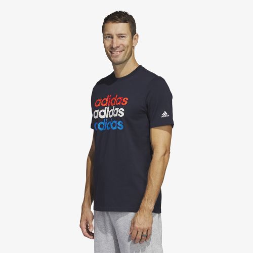 Adidas Multi Linear Sportswear Graphic Tee