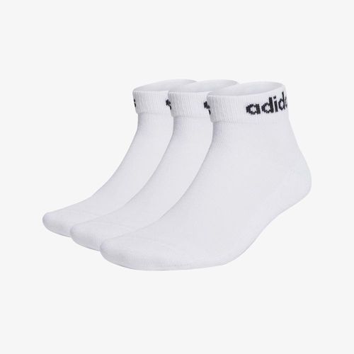 Adidas Linear Ankle Socks Cushioned Socks 3 Pairs