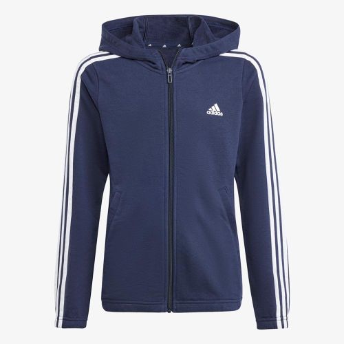 Adidas 3-Stripes Full-Zip Hoodie