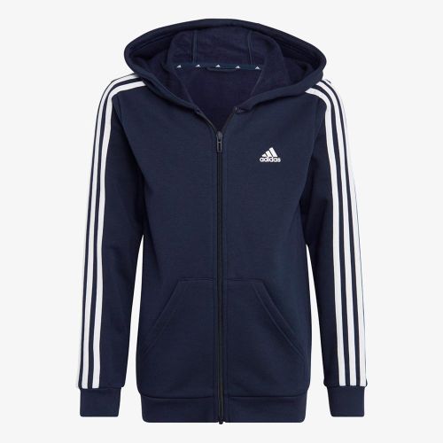 Adidas Essentials 3-Stripes Fleece Full-Zip Hoodie