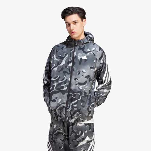 Adidas Future Icons Allover Print Full-Zip Hoodie