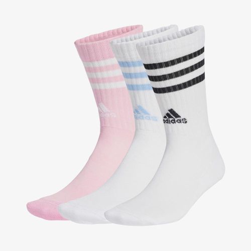Adidas 3-Stripes Cushioned Crew Socks