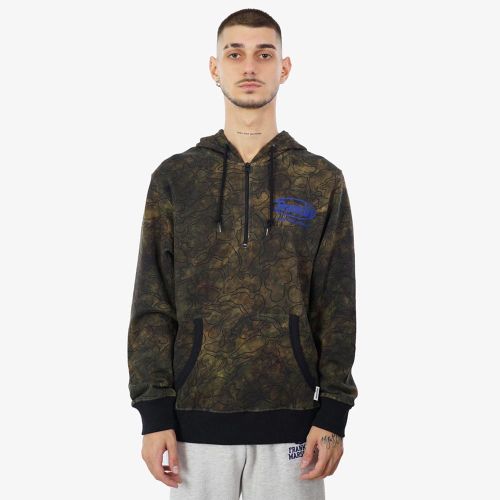 Franklin & Marshall Half-Zipper Camouflage Hoodie