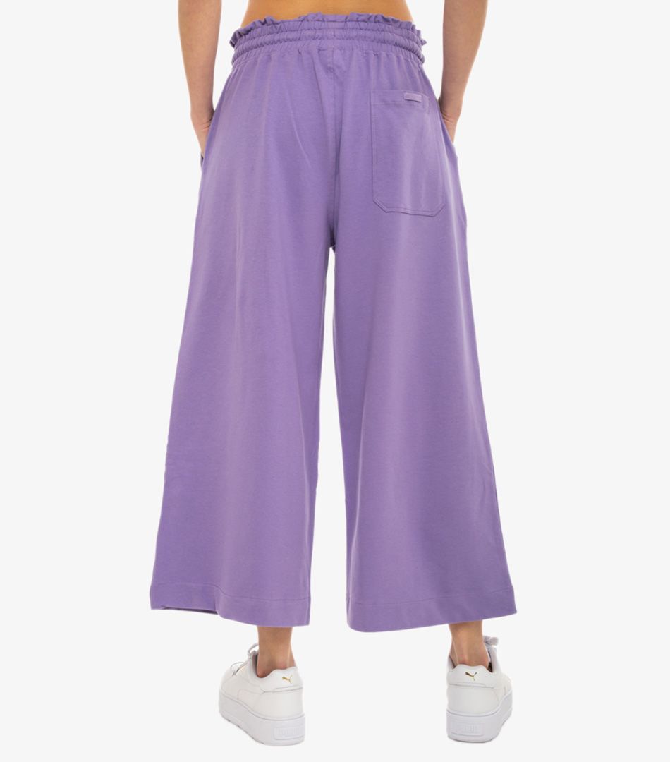 Be:Nation Terry Cropped Wide Leg Pant