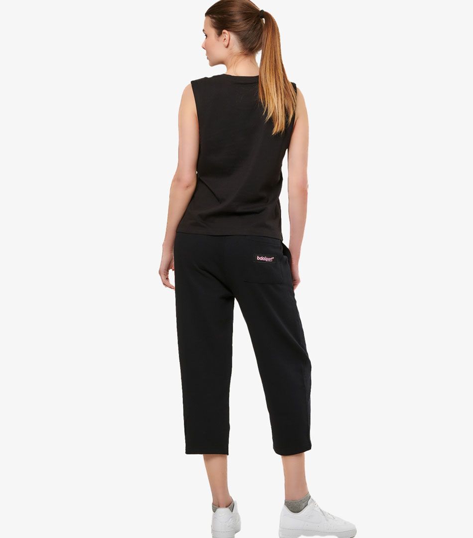 Body Action Wide-Leg Cropped Pants