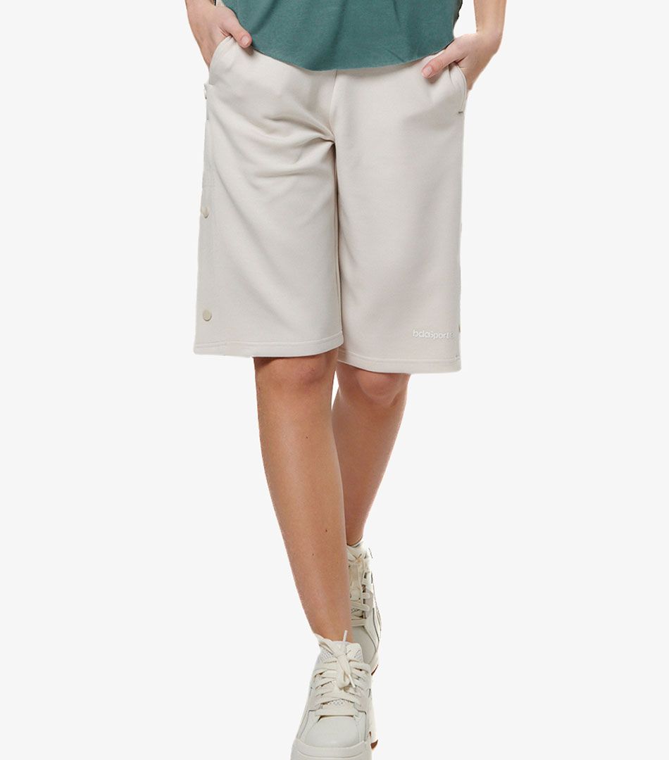 Body Action Wide-Leg Bermuda Shorts