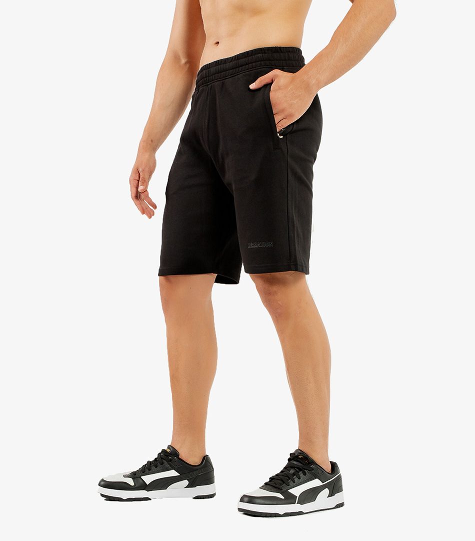 Be:Nation Essentials Terry Zip Pockets Shorts