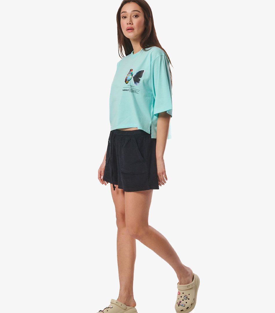 Body Action Oversized Cropped Tee