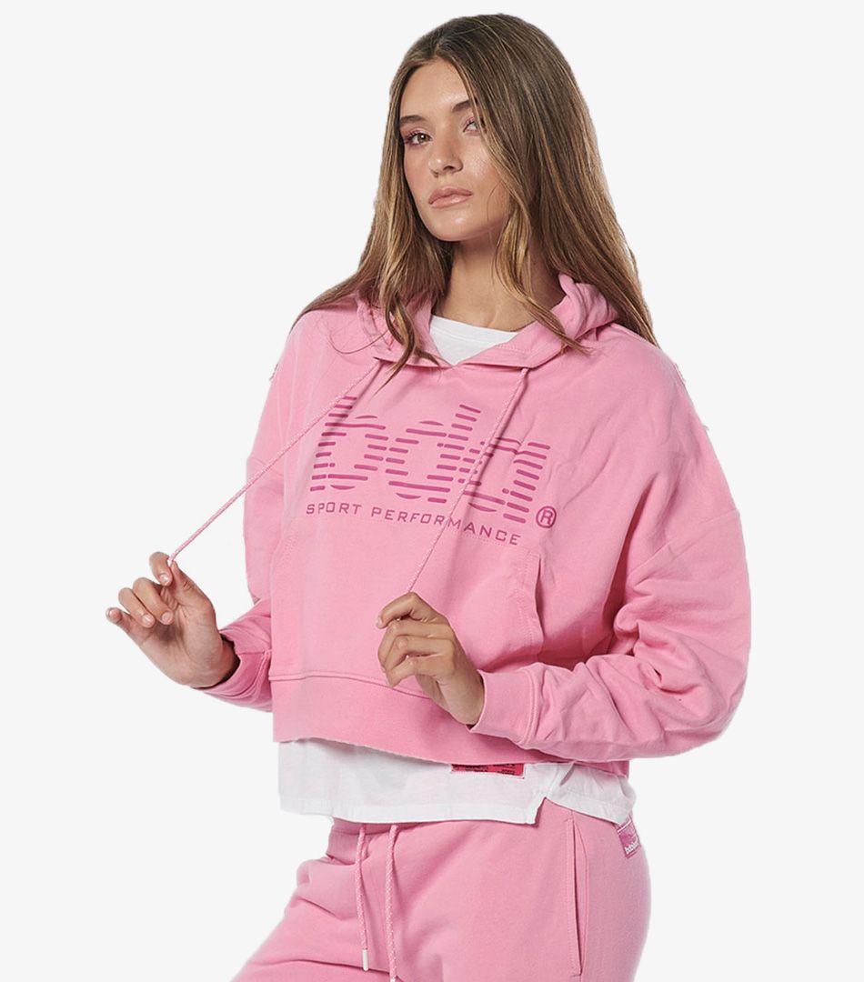 Body Action Oversized Cropped Hoodie