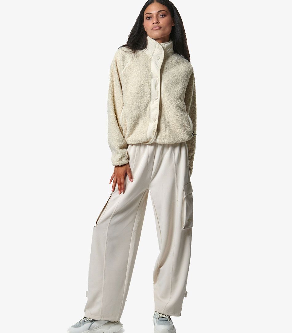 Body Action Boucle Faux Sheepskin Jacket