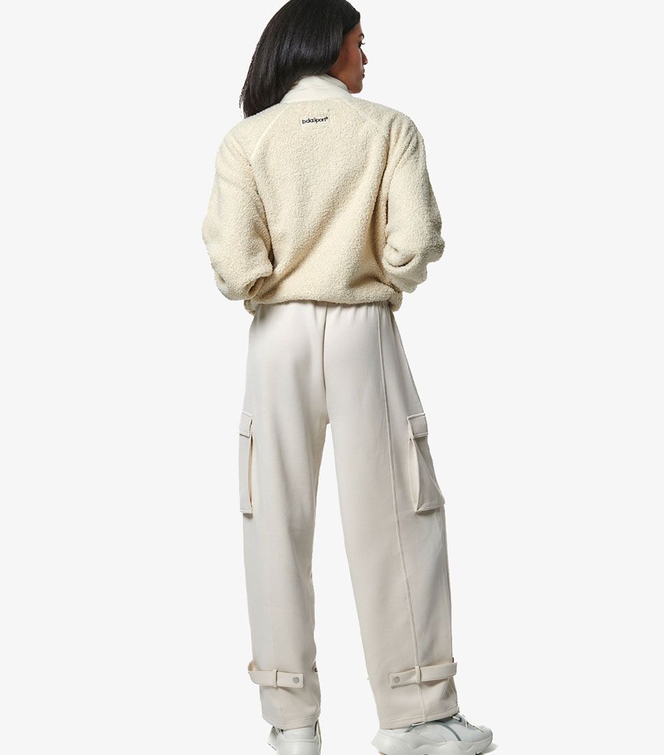Body Action Boucle Faux Sheepskin Jacket
