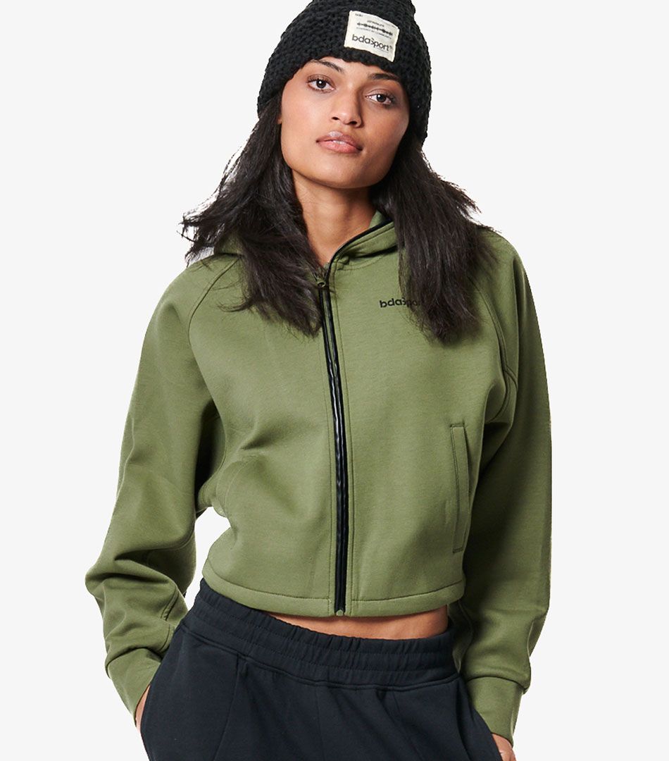 Body Action Sport Gym Tech Crop Jacket