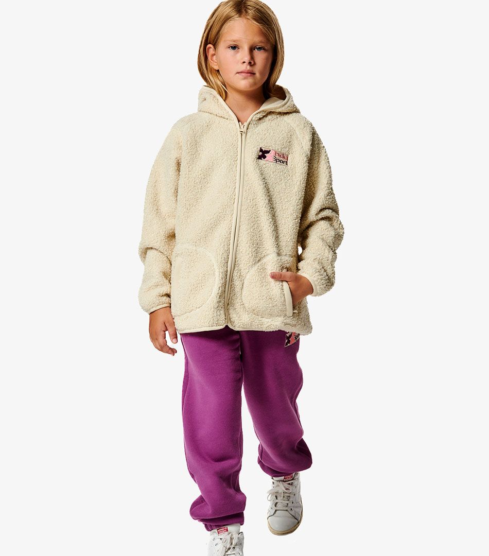 Body Action Girls Boucle Faux Sheepskin Jacket