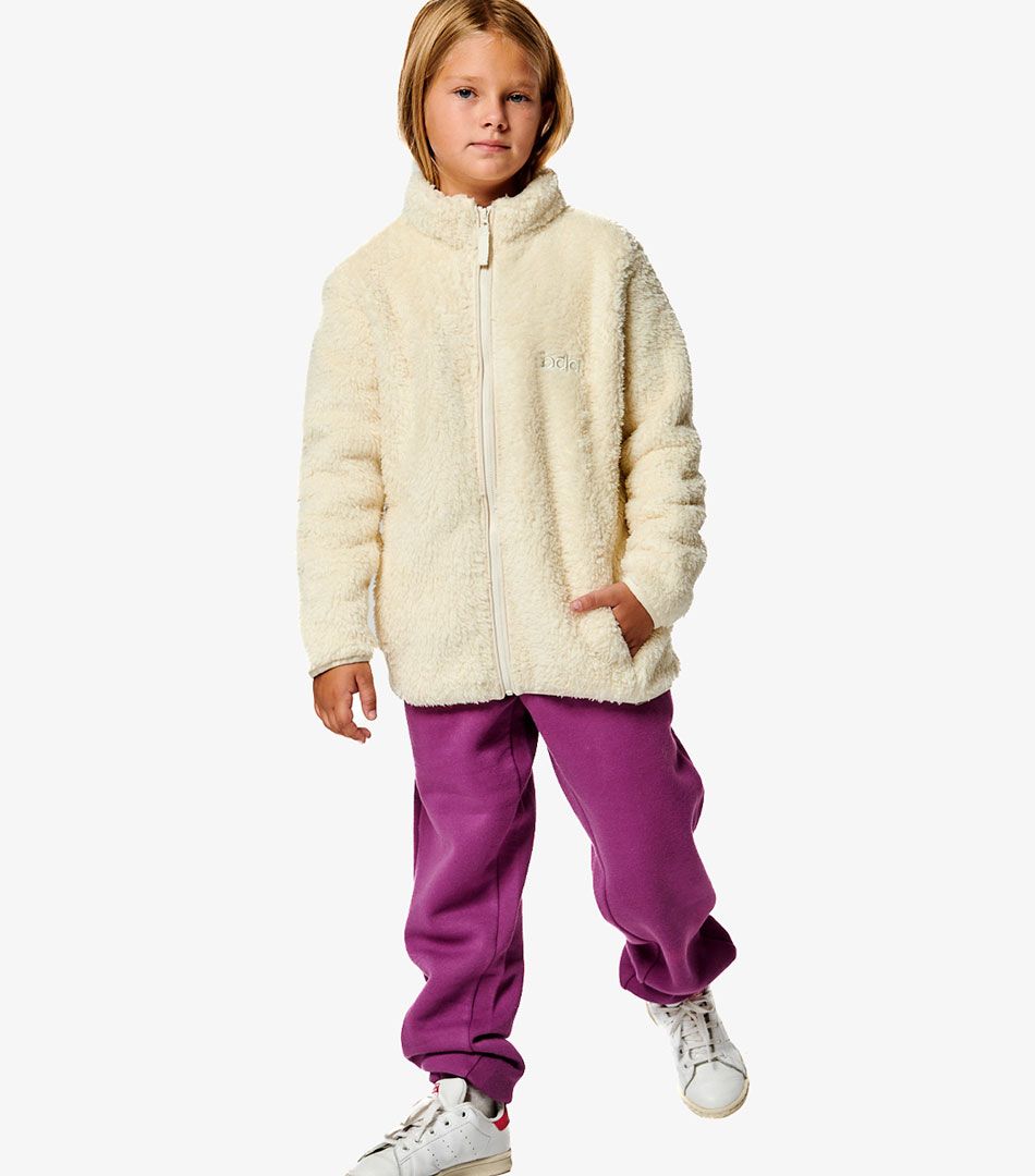 Body Action Girls Fluffy Fleece Jacket