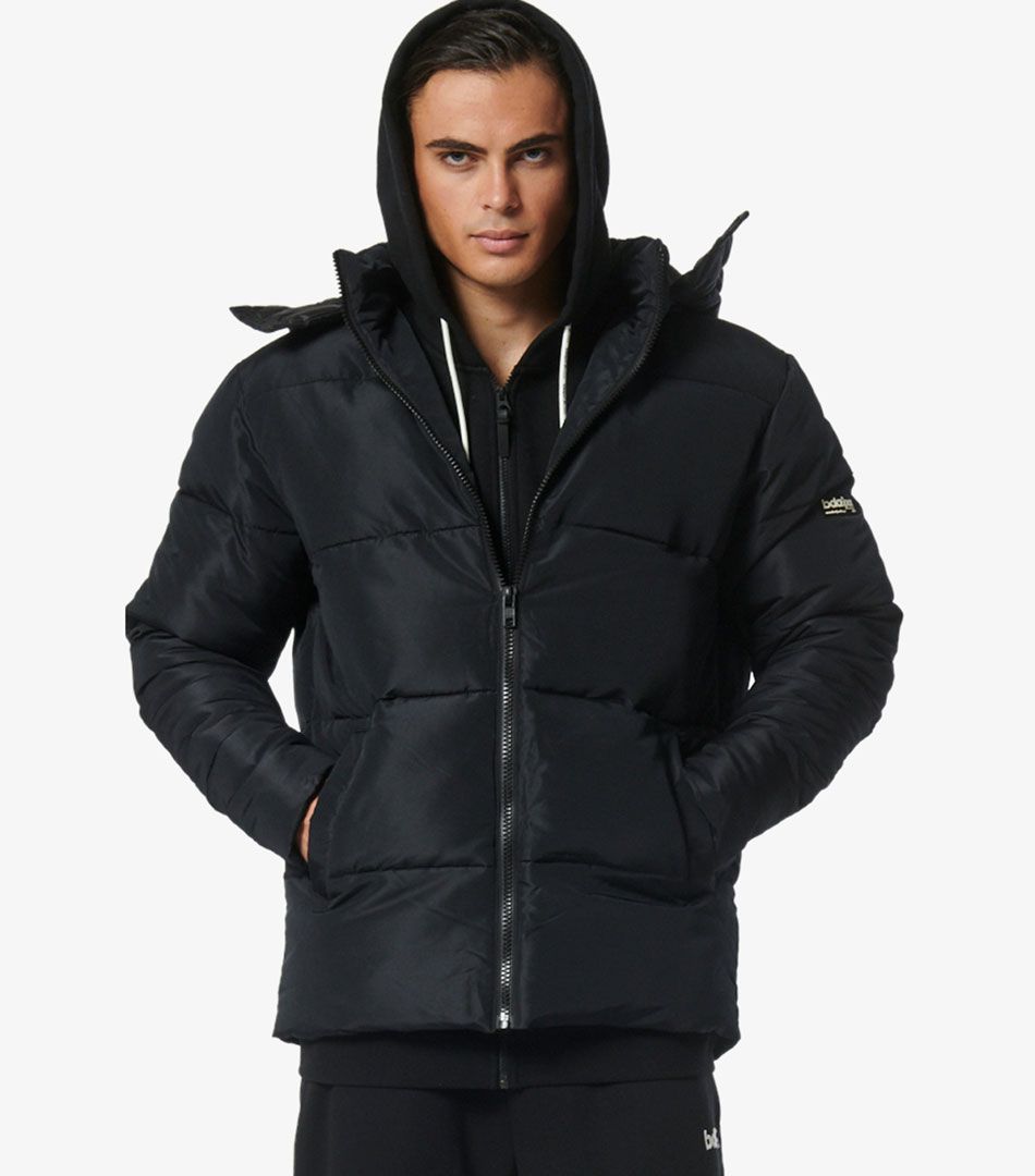 Body Action Puffer Jacket With Detachable Hoodie