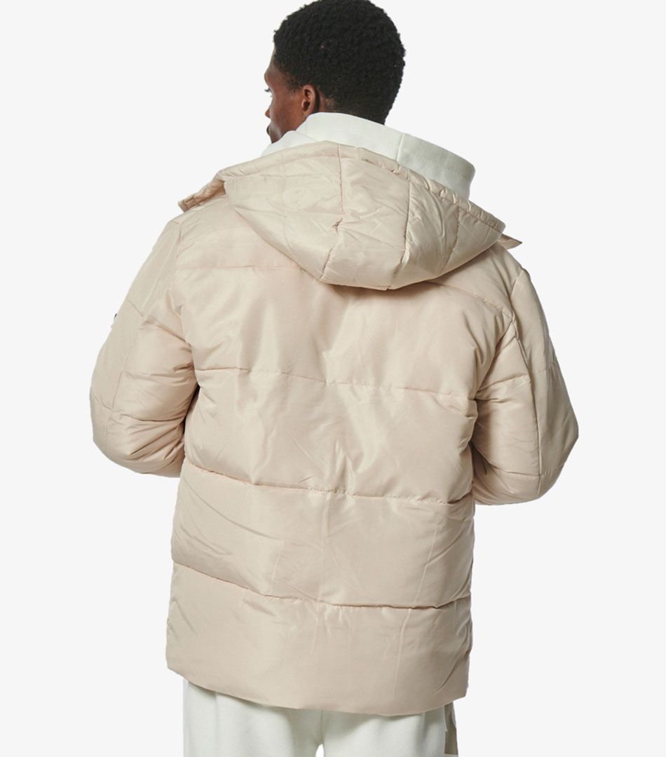 Body Action Puffer Jacket With Detachable Hoodie