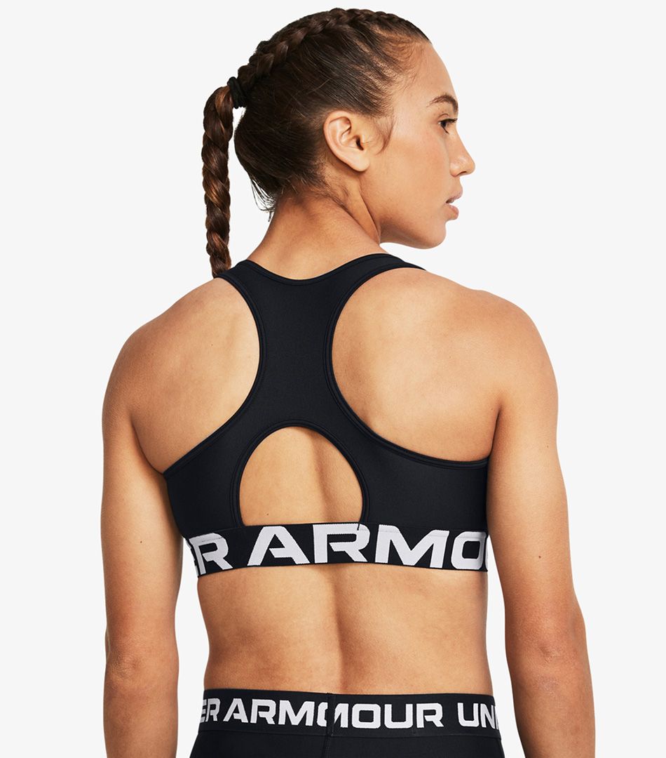 Under Armour HeatGear® Mid Branded Sports Bra