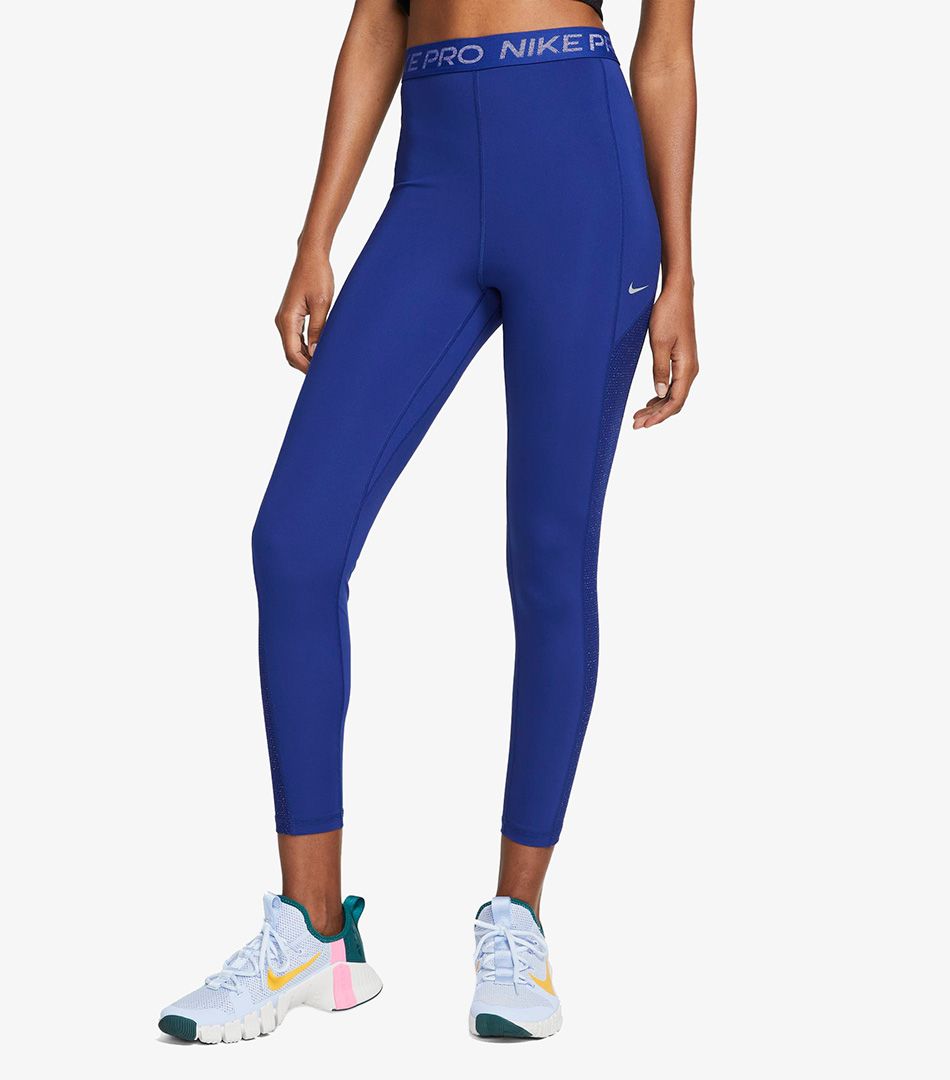 Nike Pro Dri FIT High Rise 7 8 Shine Leggings