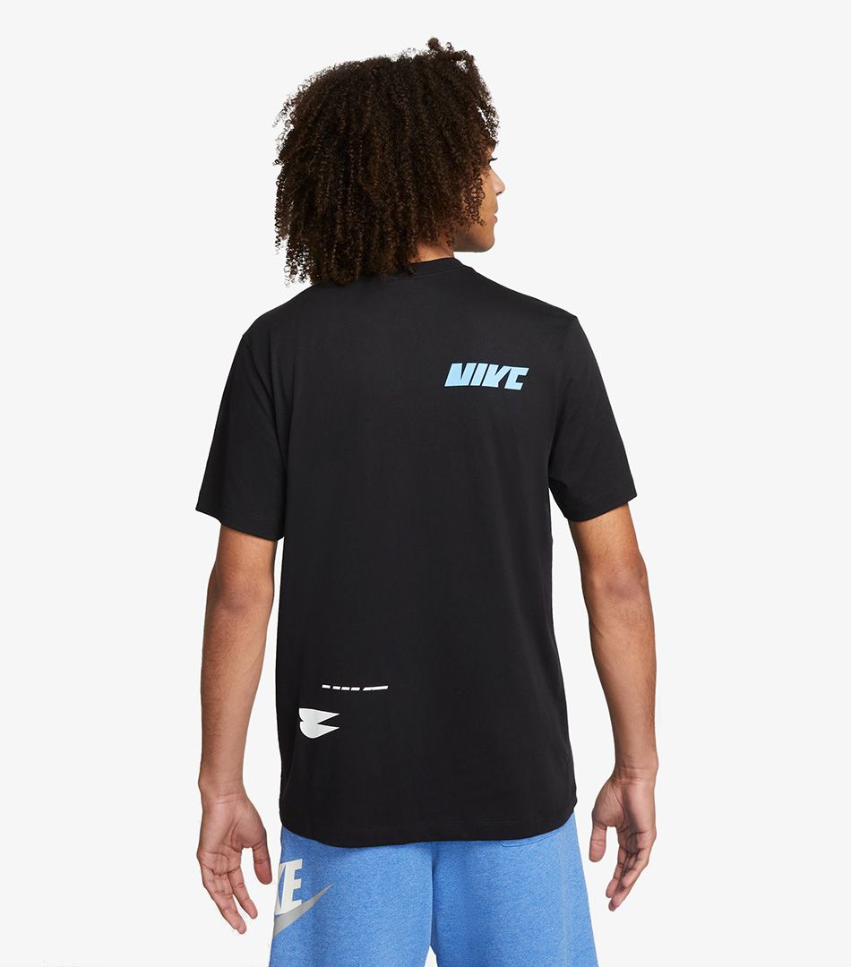 Nike Multi Futura logo T-shirt in black