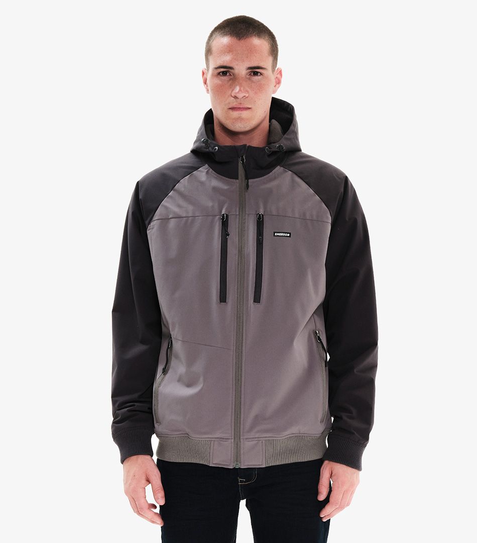 Emerson Ribbed Hooded Jacket