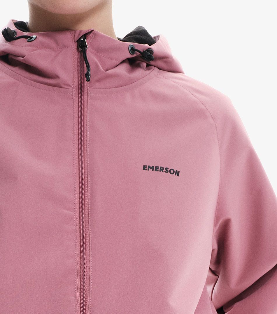 Emerson Ribbed Jacket With Hood
