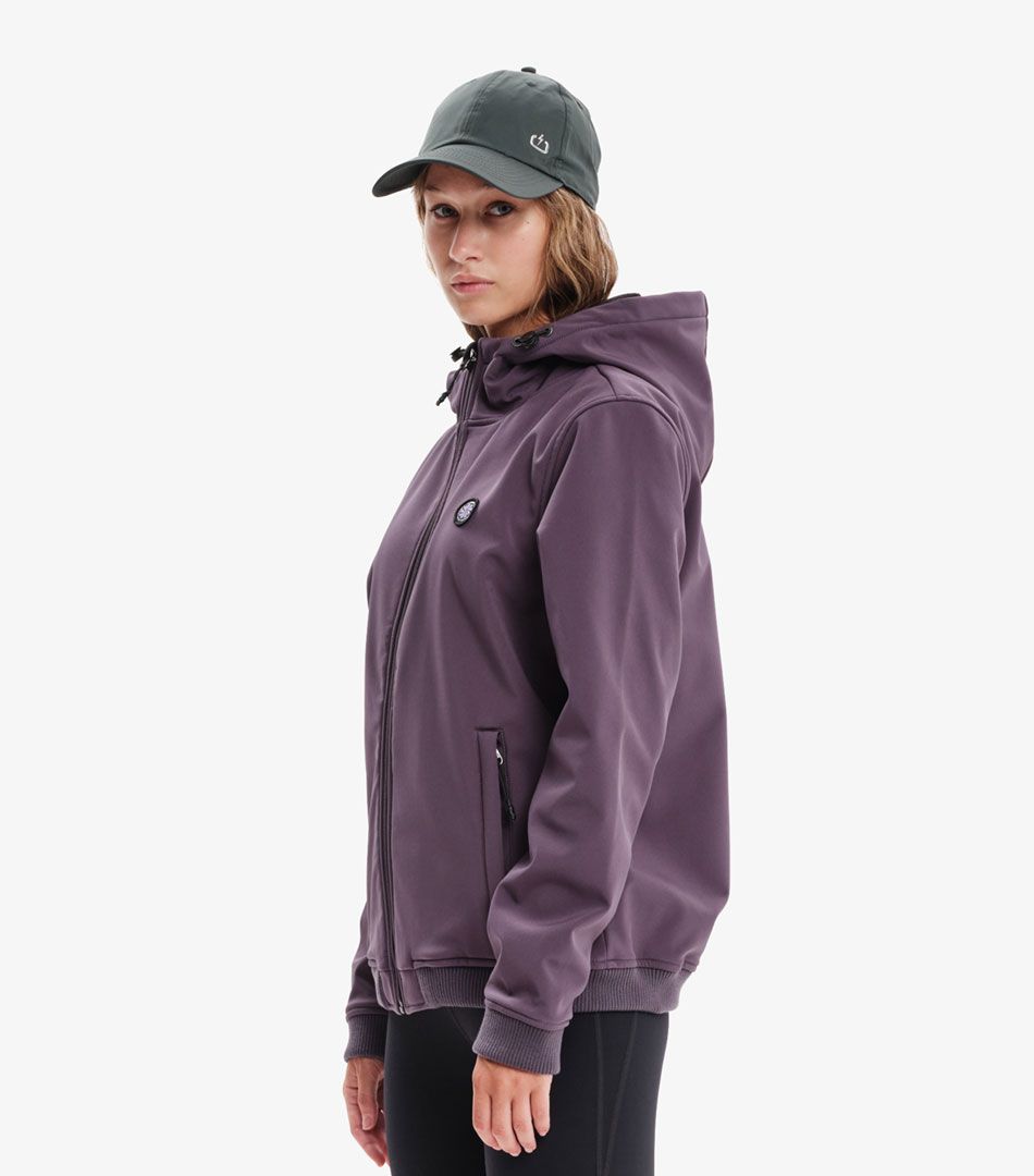 Emerson Shoft Shell Rib Jacket Hooded