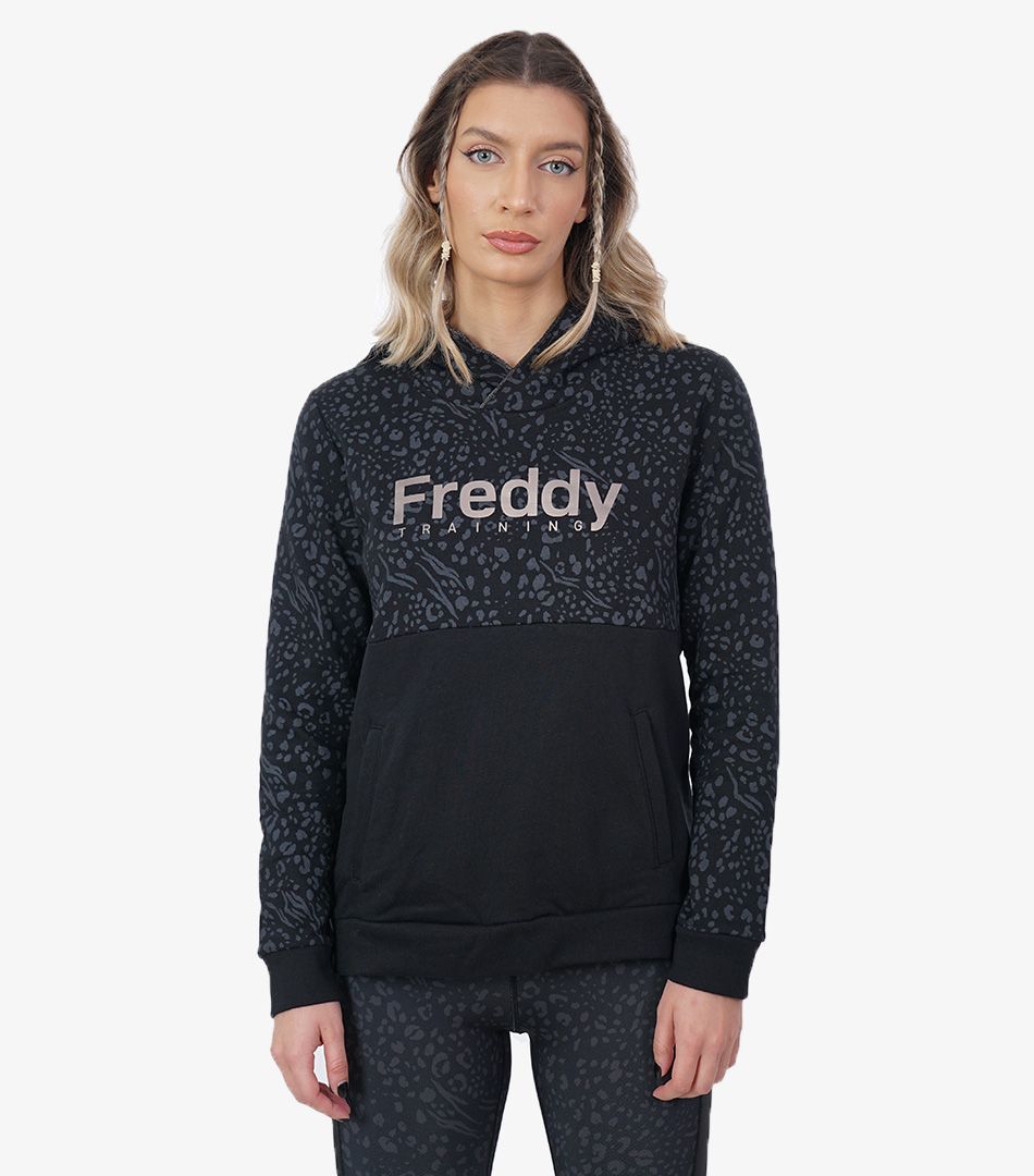 Freddy Animal Print Hoodie