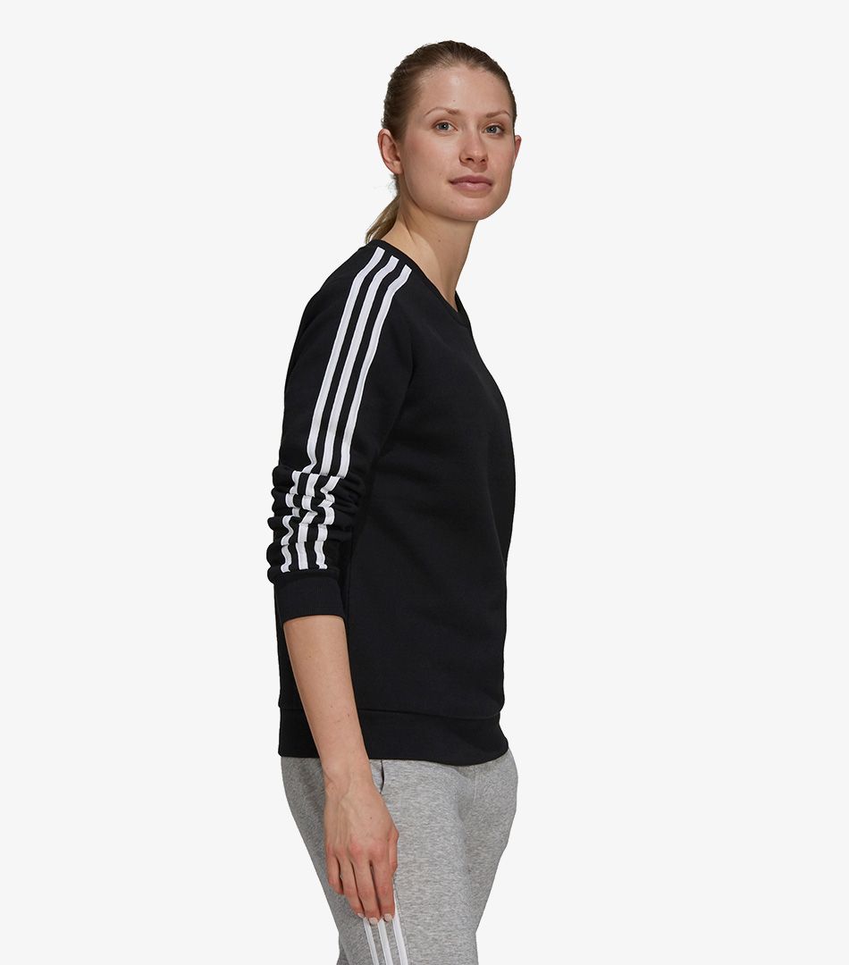 Adidas Essentials 3 Stripes Sweatshirt