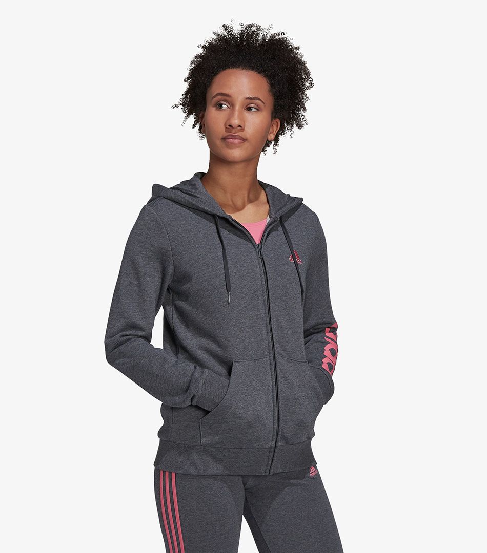Adidas Essentials Logo Full-Zip Hoodie