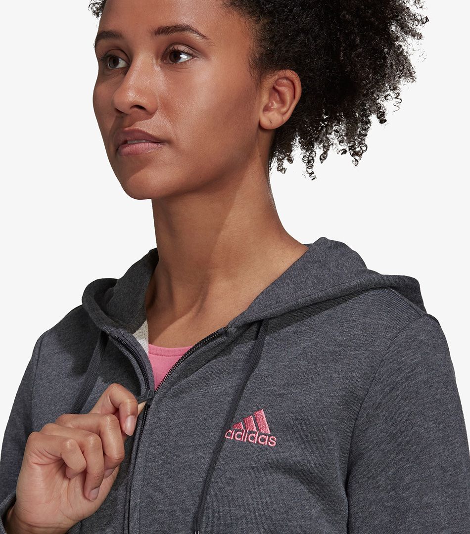 Adidas Essentials Logo Full-Zip Hoodie