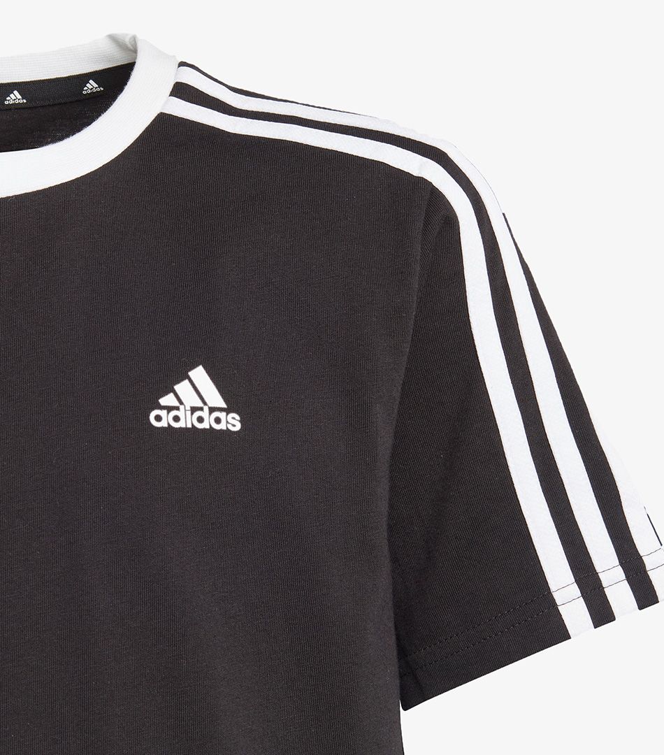 Adidas Essentials 3-Stripes Cotton Loose Fit Boyfriend Tee