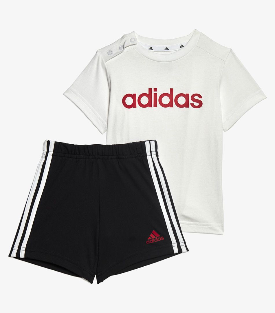 Adidas Essentials Lineage Organic Cotton Tee And Shorts Set