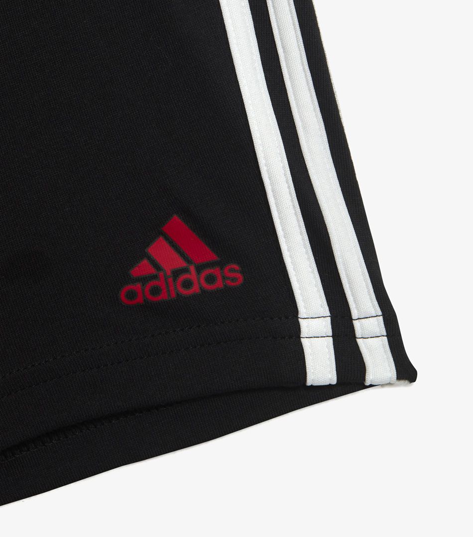 Adidas Essentials Lineage Organic Cotton Tee And Shorts Set