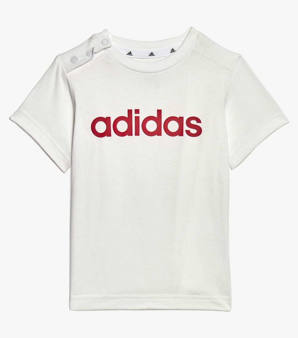 Adidas Essentials Lineage Organic Cotton Tee And Shorts Set