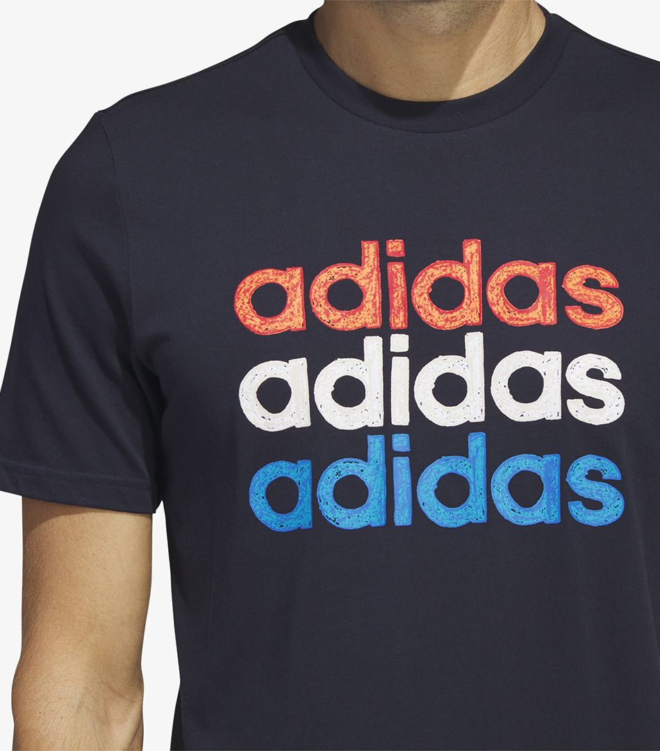 Adidas Multi Linear Sportswear Graphic Tee
