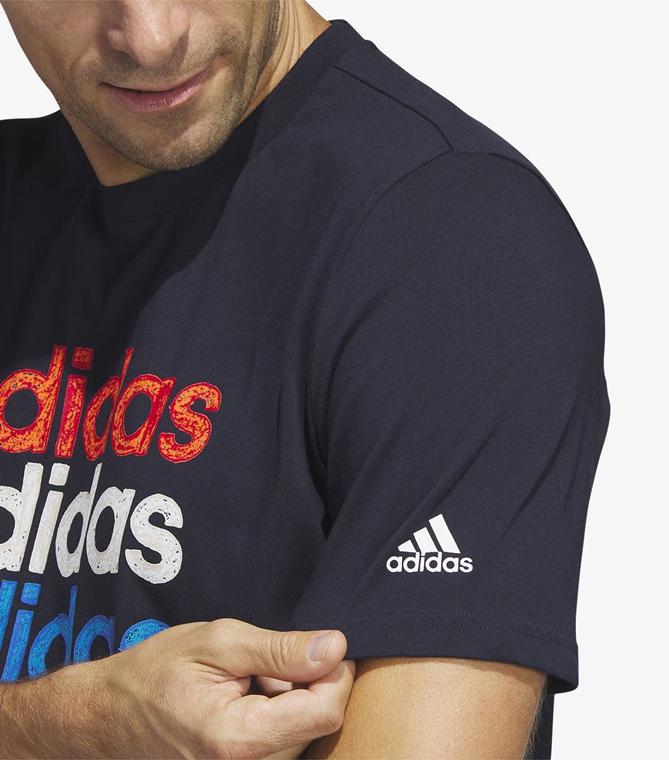 Adidas Multi Linear Sportswear Graphic Tee