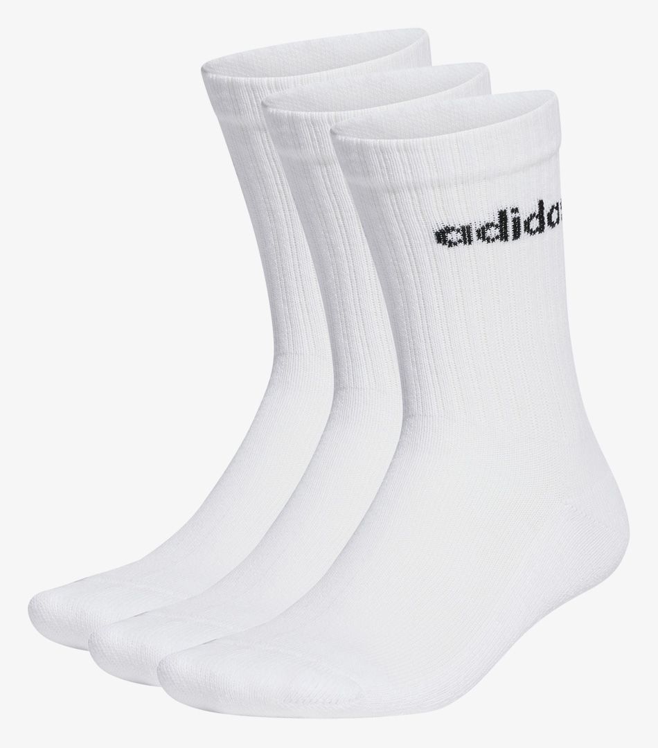 Adidas Linear Crew Cushioned Socks 3 Pairs