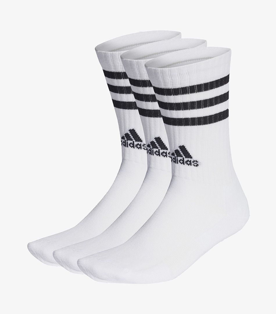 Adidas 3-Stripes Cushioned Crew Socks 3 Pack