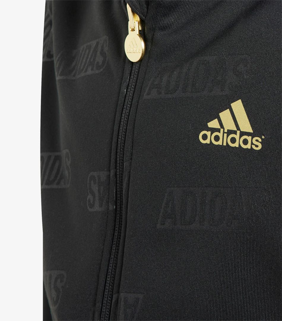 Adidas Brand Love Golden Full-Zip Hoodie
