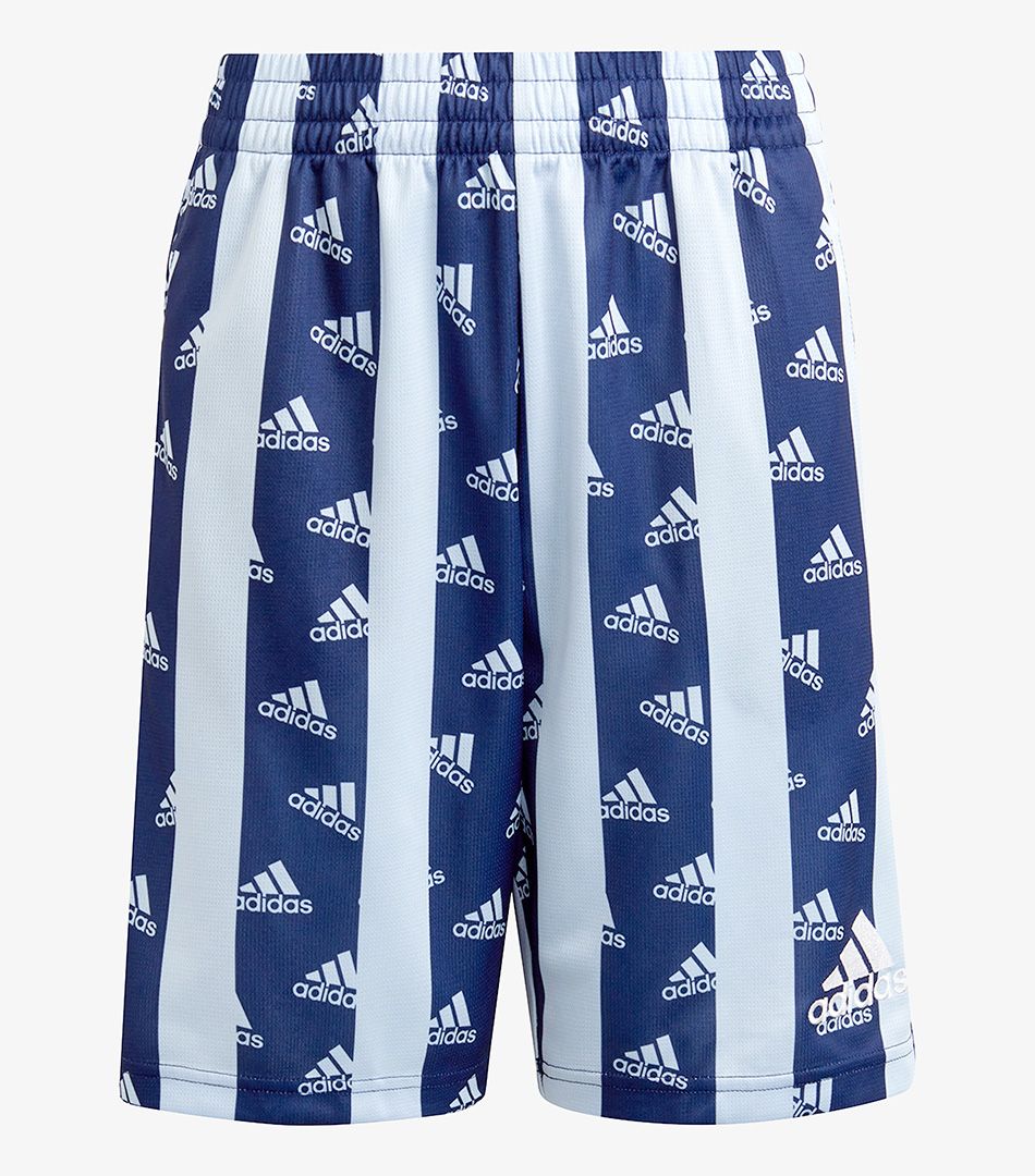 Adidas Brand Love Allover Print Shorts