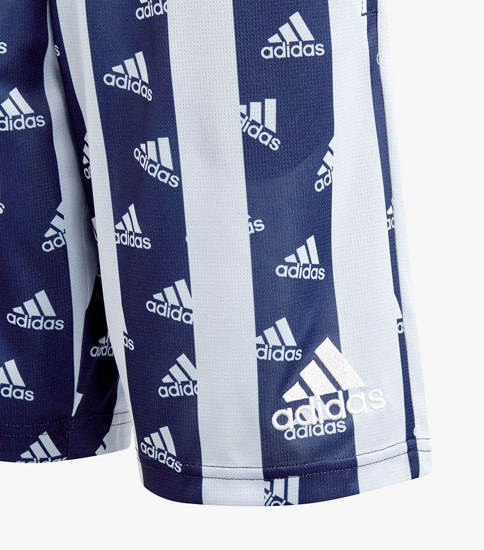 Adidas Brand Love Allover Print Shorts