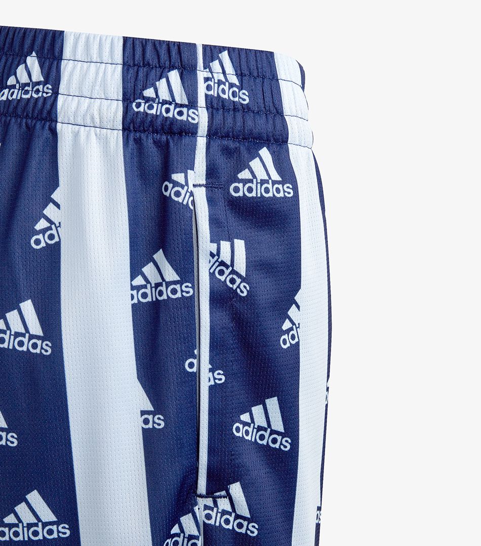 Adidas Brand Love Allover Print Shorts