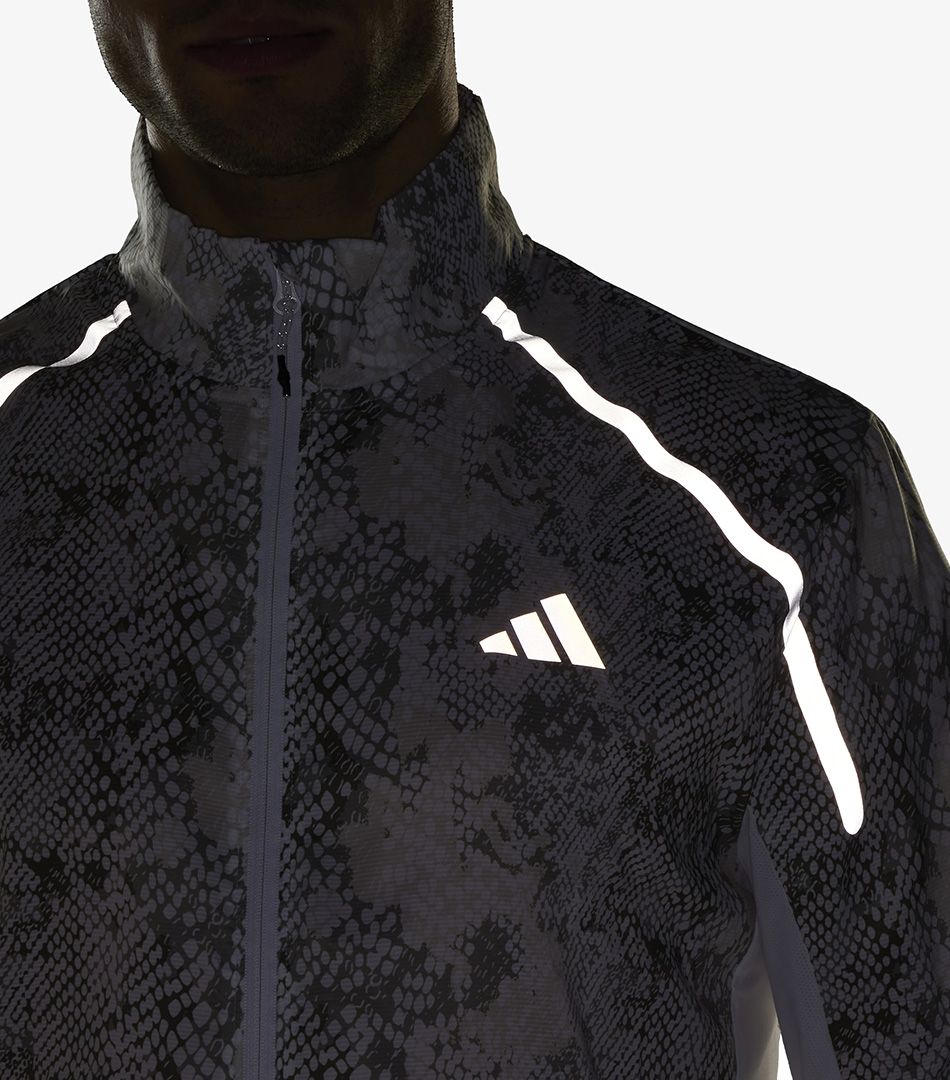 Adidas Allover Print Marathon Jacket