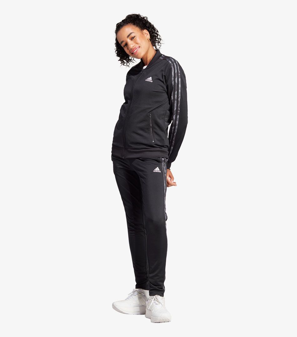 Adidas 3 sales stripe tracksuit womens